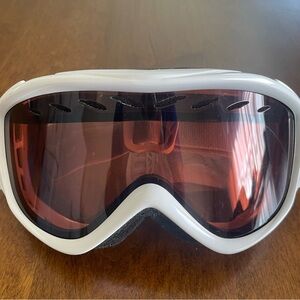 Smith Optics Ski / Snowboard Goggles White Frame Gold Lite Lens